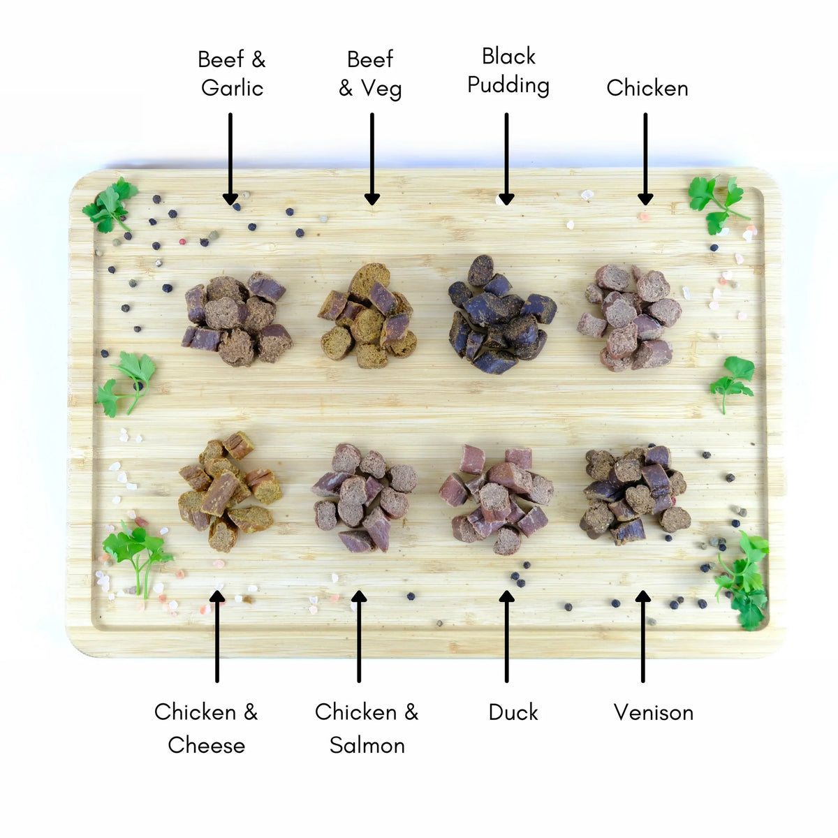 Healthy Black Pudding Dog Treats Gourmet Training Slices for Dogs